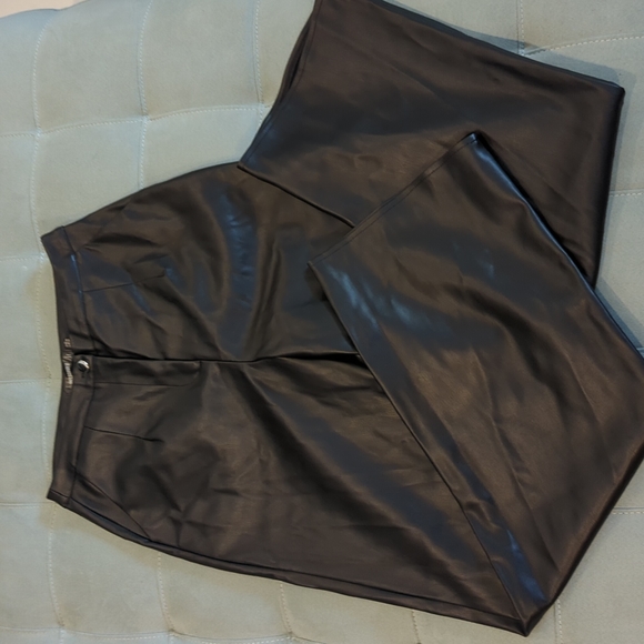 Missguided Pants - Misguided Faux Leather Pants